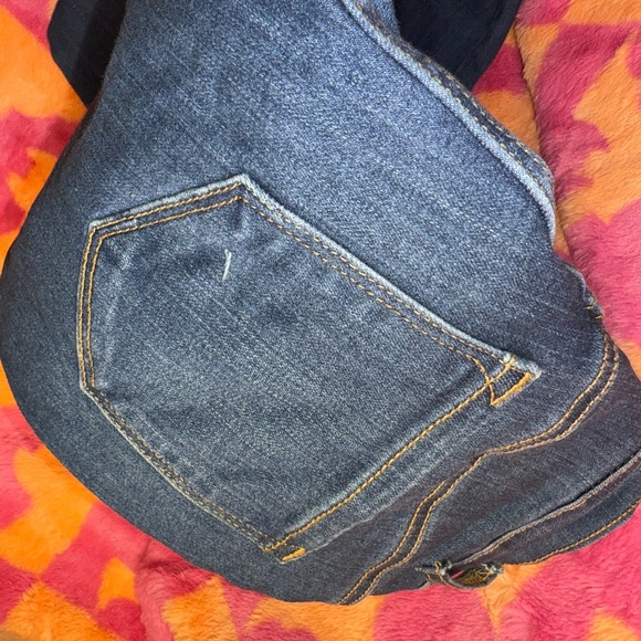 Fashion Nova Blue Distressed Skinny Jeans - Picture 7 of 7